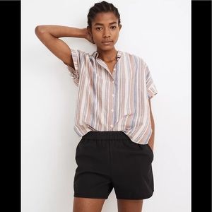 Madewell black pull on short new with tags XS